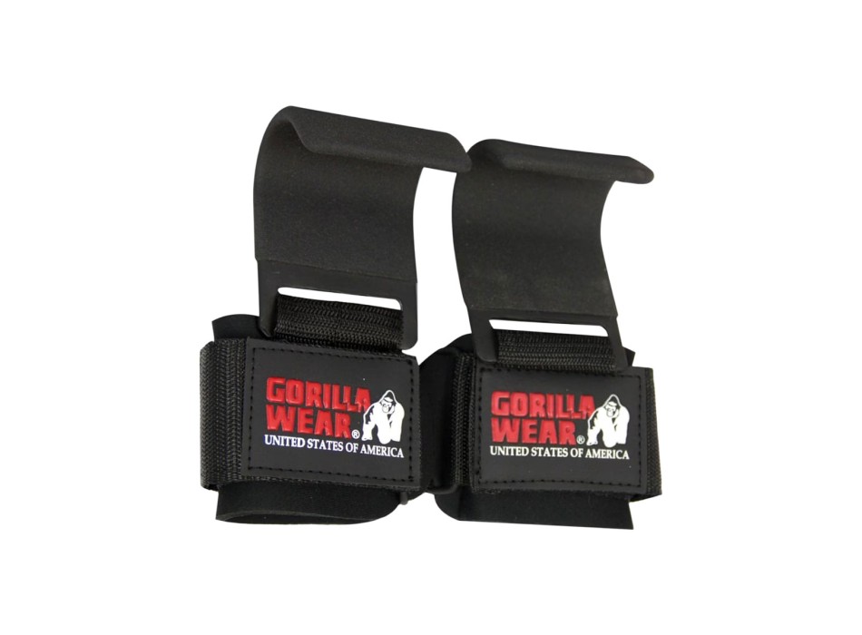 Ganci Per Sollevamento Pesi Gorilla Wear nero