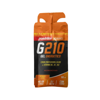 gel 2:1 pronutrition gel energetico carboidrati 60ml Arancia