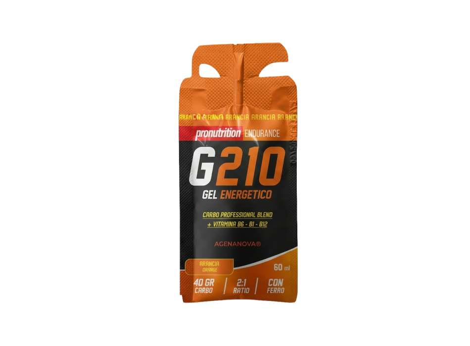 gel 2:1 pronutrition gel energetico carboidrati 60ml Arancia