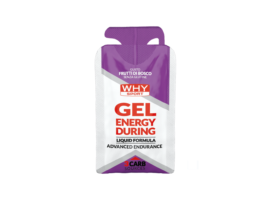 Gel Energy During WHYsport energetico carboidrati 30ml frutti di bosco