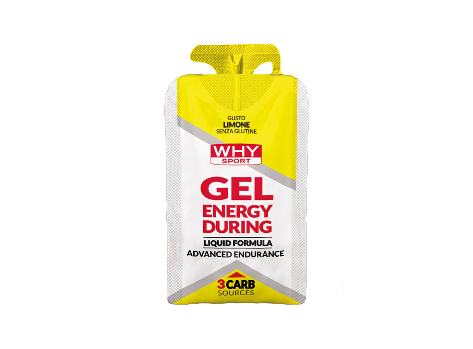 Gel Energy During WHYsport energetico carboidrati 30ml Limone