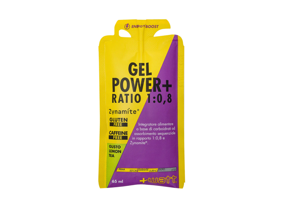 gel power ratio 108 watt gel energetici carboidrati bustina 65ml Thè al Limone