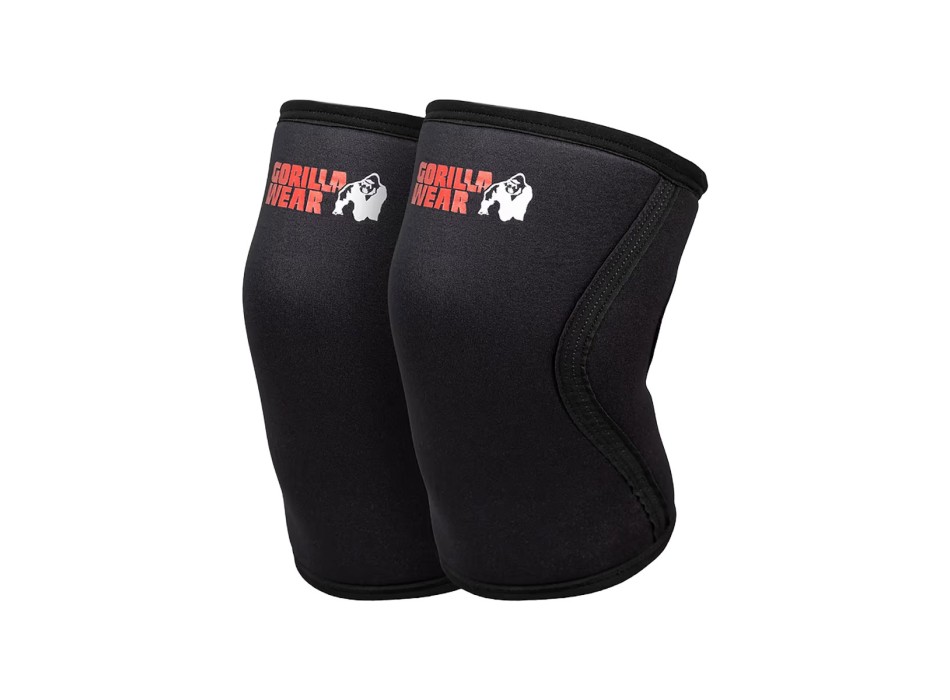 Ginocchiere Gorilla Wear 5mm in neoprene nero