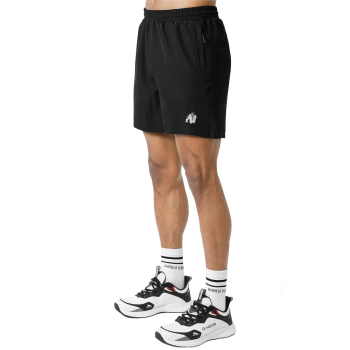 Glasgow Pantaloncini Nero Gorilla Wear pantaloncini sportivi allenamento neri