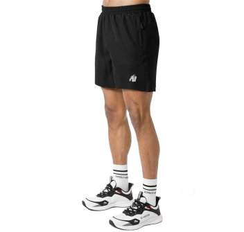Glasgow Pantaloncini Nero Gorilla Wear pantaloncini sportivi allenamento neri
