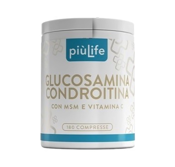 Glucosamina e Condroitina PiùLife Articolazioni Cartilagini e MSM 180cpr