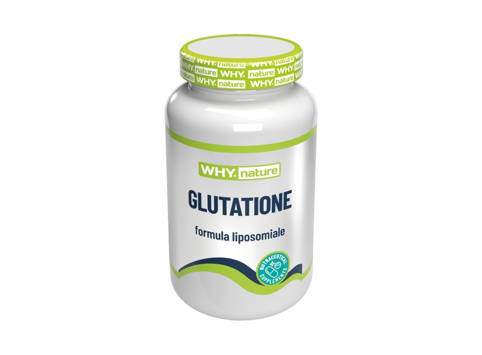 Glutatione Formula Liposomiale Why Nature integratore antiossidante 30 capsule