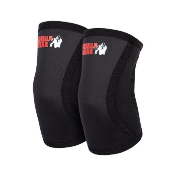 Gomitiere Gorilla Wear 5mm in neoprene design anatomico nero