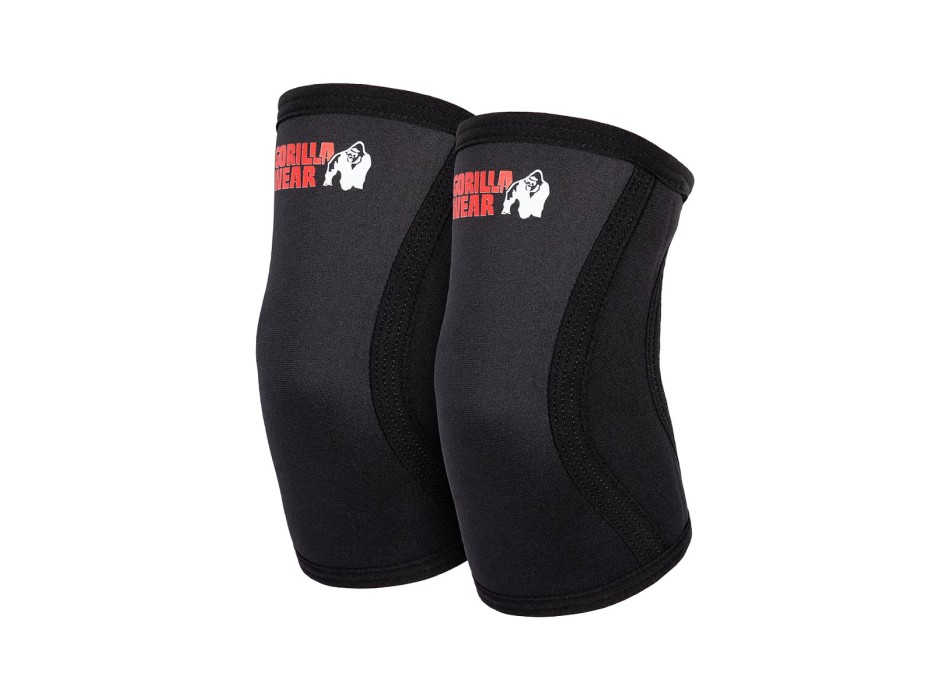 Gomitiere Gorilla Wear 5mm in neoprene design anatomico nero