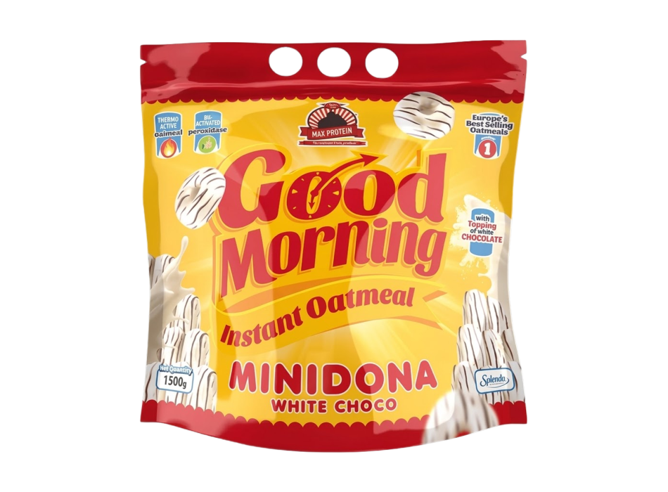 Good Morning Max Protein farina avena istantanea 1,5kg Minidona Bianco