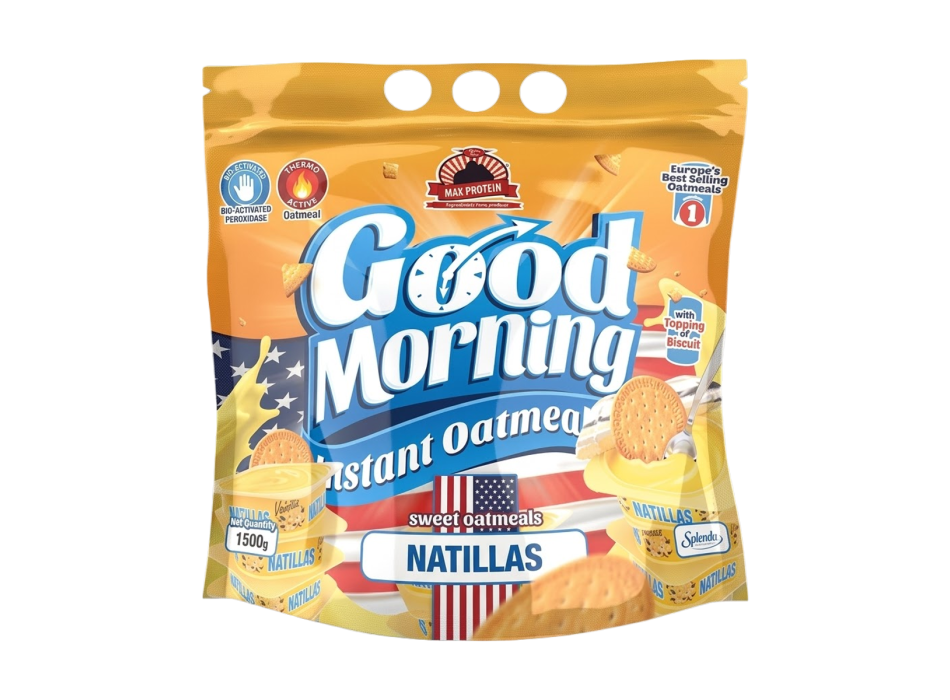 Good Morning Max Protein farina avena istantanea 1,5kg Natillas
