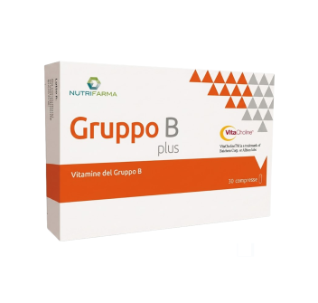 Gruppo B Plus Nutrifarma vitamine gruppo b energia stanchezza affaticamento 30cp