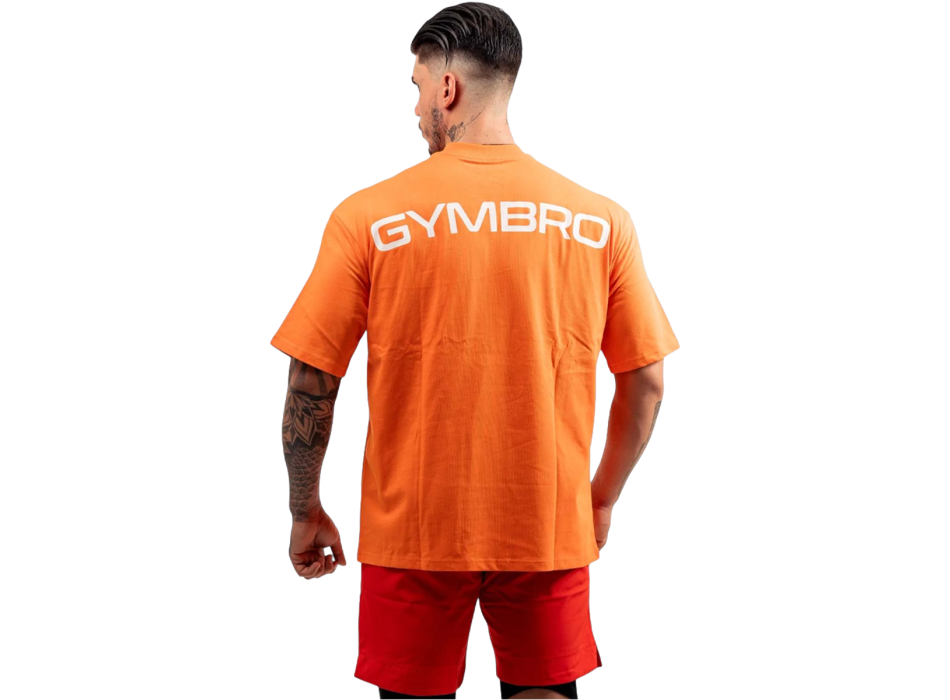 Gymbro Bombafit t-shirt oversize Arancione