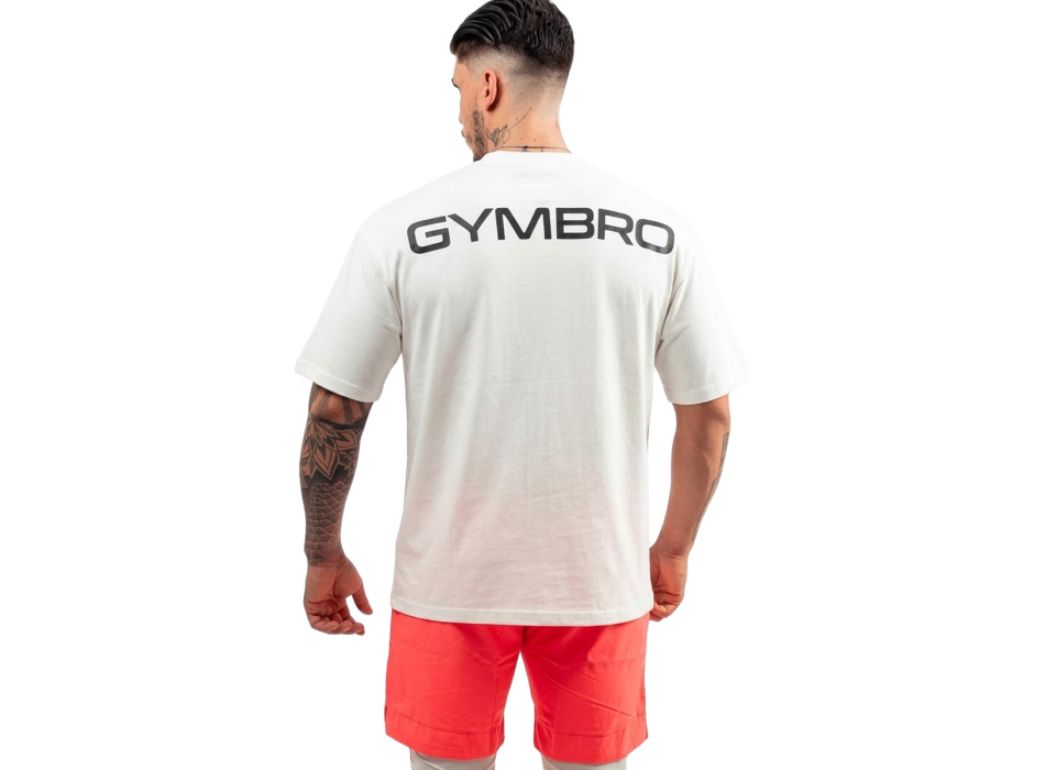 Gymbro Bombafit t-shirt oversize Bianco