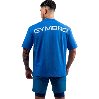 Gymbro Bombafit t-shirt oversize Blu Elettrico