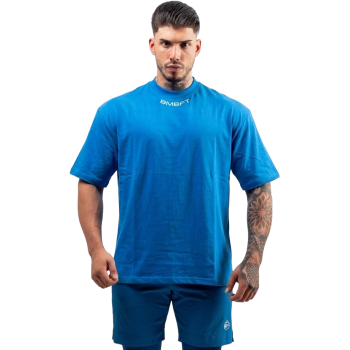 Gymbro Bombafit t-shirt oversize Blu elettrico