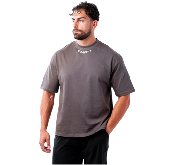 Gymbro Bombafit t-shirt oversize grigio