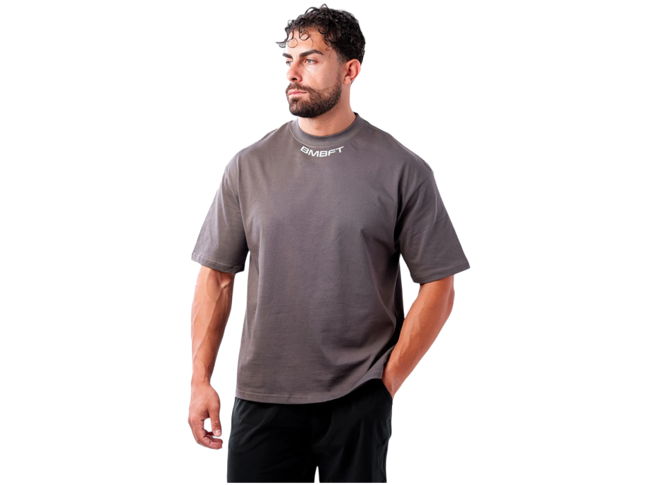 Gymbro Bombafit t-shirt oversize grigio