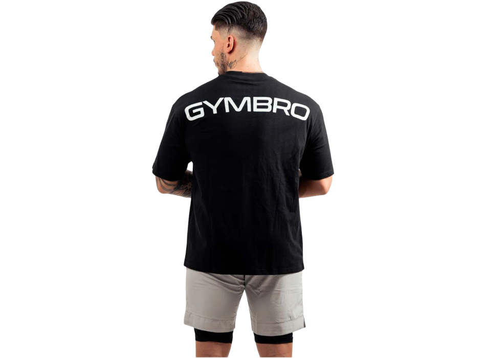 Gymbro Bombafit t-shirt oversize Nero