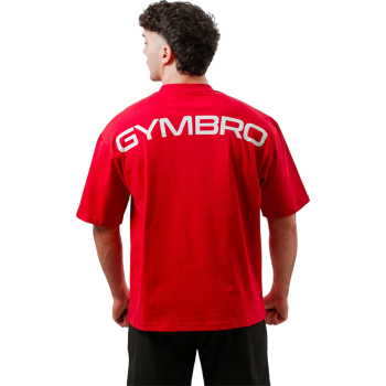 Gymbro Bombafit t-shirt oversize Rosso