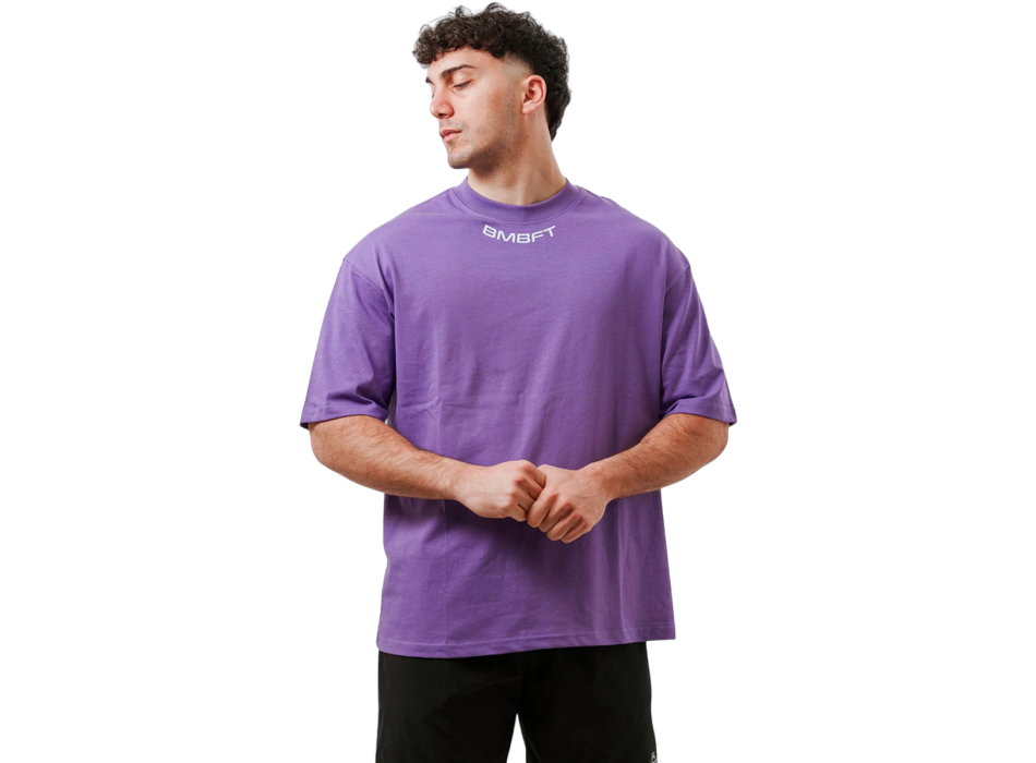 Gymbro Bombafit t-shirt oversize Viola