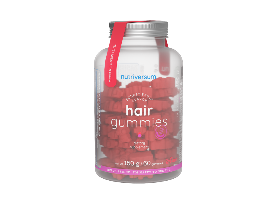Hair Gummies Nutriversum integratore per capelli 60 gommose