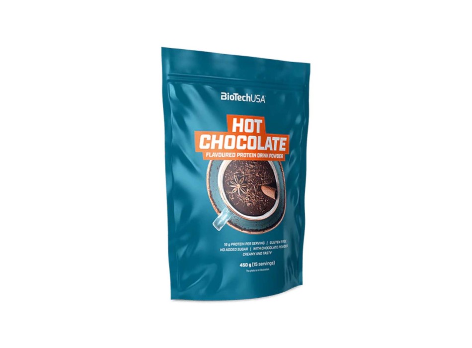 HOT CHOCOLATE - Bevanda in polvere per la cioccolata calda proteica BIOTECH USA