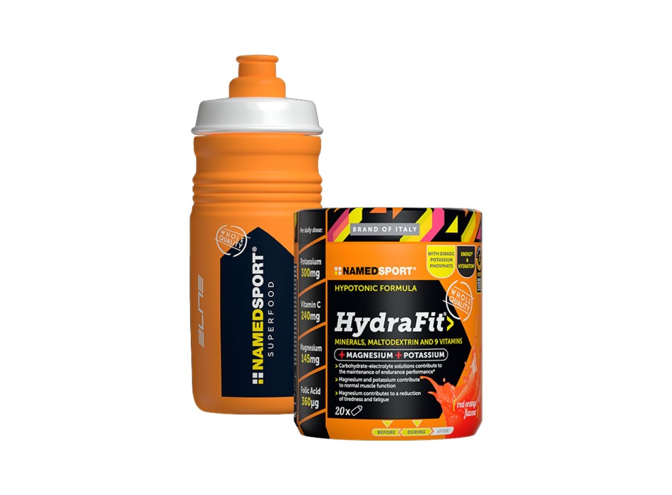 HydraFit NamedSport 400g Integratore Sali Minerali Magnesio Potassio Borraccia