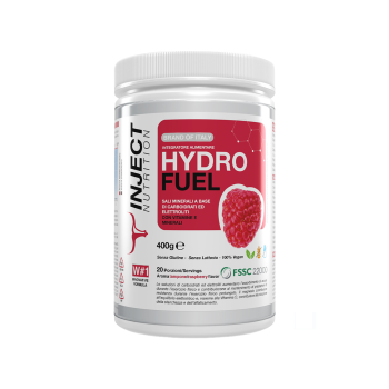Hydrofuel Inject Nutrition integratore idratazione sali minerali 400g Lampone