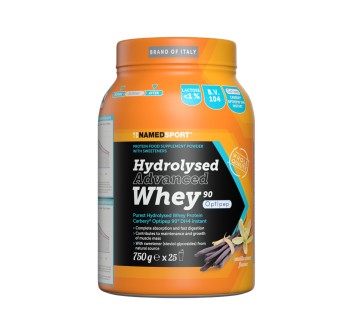 Hydrolysed Advanced Whey NAMEDSPORT 900g Proteine Idrolizzate Siero Latte Vanigl