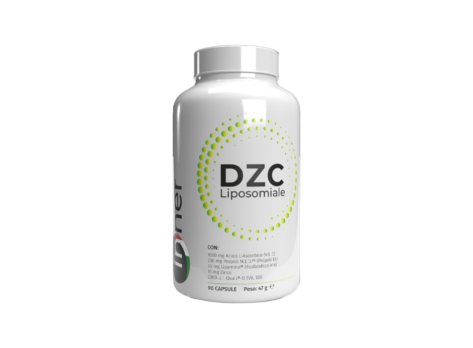 Inner DZC Liposomiale integratore difese immunitarie vitamina C D3 zinco 90 caps