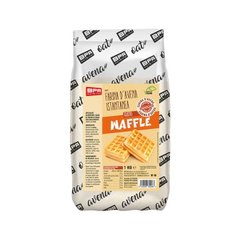 Instant Oatmeal BPR Nutrition farina avena istantanea 1kg Waffle
