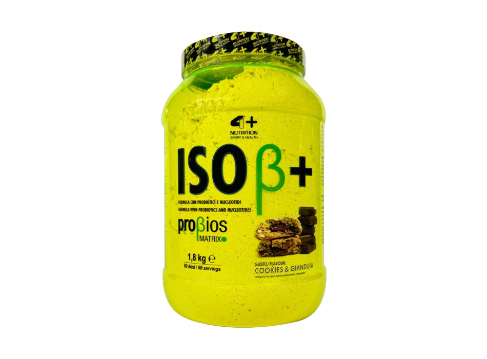 ISO+ 4+ Nutrition proteine isolate siero latte biscotti e gianduja