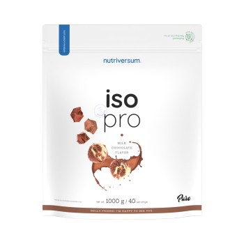 Iso Pro Nutriversum Proteine Isolate del Latte WPI 1000g Cioccolato al Latte