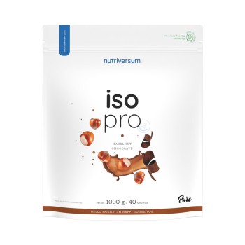 Iso Pro Nutriversum Proteine Isolate del Latte WPI 1000g Cioccolato e Nocciola
