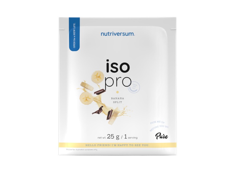 Iso Pro Nutriversum Proteine Isolate del Latte WPI 25g Banana Split