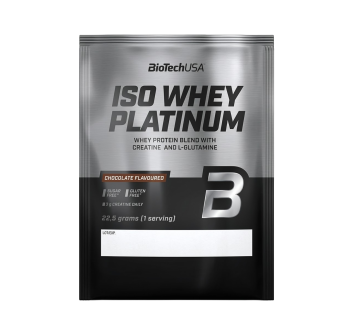 Iso Whey Platinum BioTech USA proteine isolate 22,5g Cioccolato