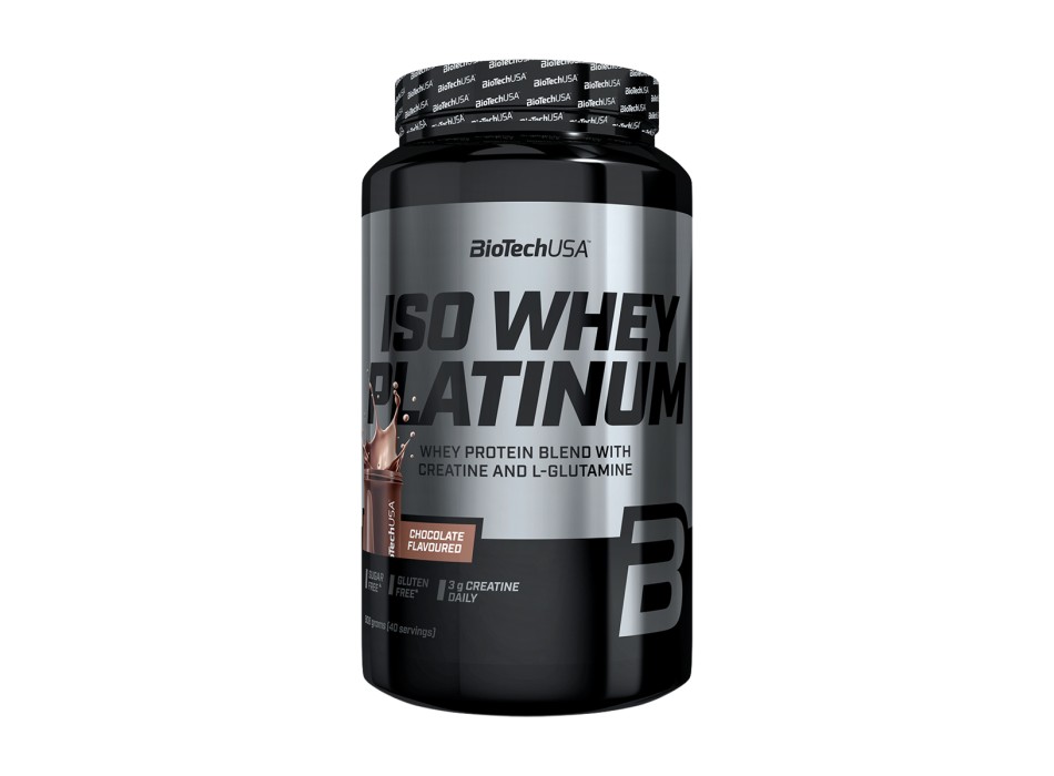 Iso Whey Platinum BioTechUSA Proteine Isolate Siero Latte 900g Cioccolato