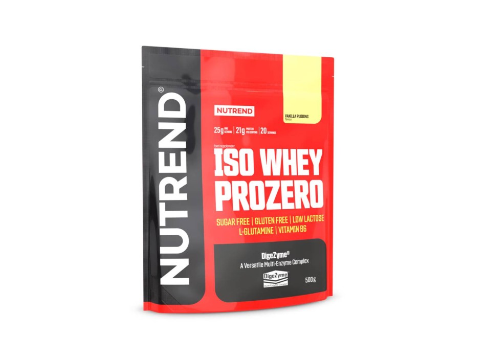 Iso Whey Prozero Nutrend 500g Proteine Isolate Zero Zuccheri Budino Vaniglia