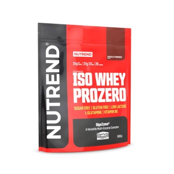 Iso Whey Prozero Nutrend 500g Proteine Isolate Zero Zuccheri Chocolate Brownies
