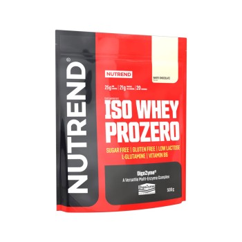 Iso Whey Prozero Nutrend 500g Proteine Isolate Zero Zuccheri Cioccolato Bianco