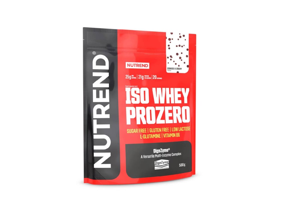 Iso Whey Prozero Nutrend 500g Proteine Isolate Zero Zuccheri Cookies & Cream