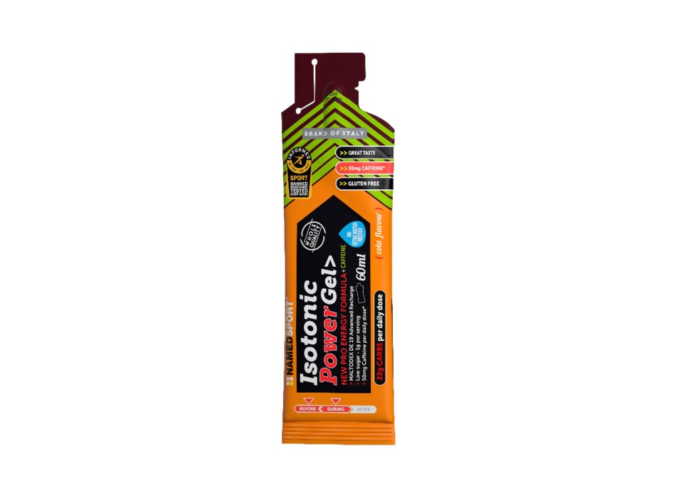 Isotonic Power Gel NAMEDSPORT 60ml Gel Energetico Isotonico Cola