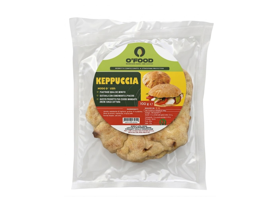 Ke Puccia OFood puccia proteica a basso contenuto di carboidrati 100g