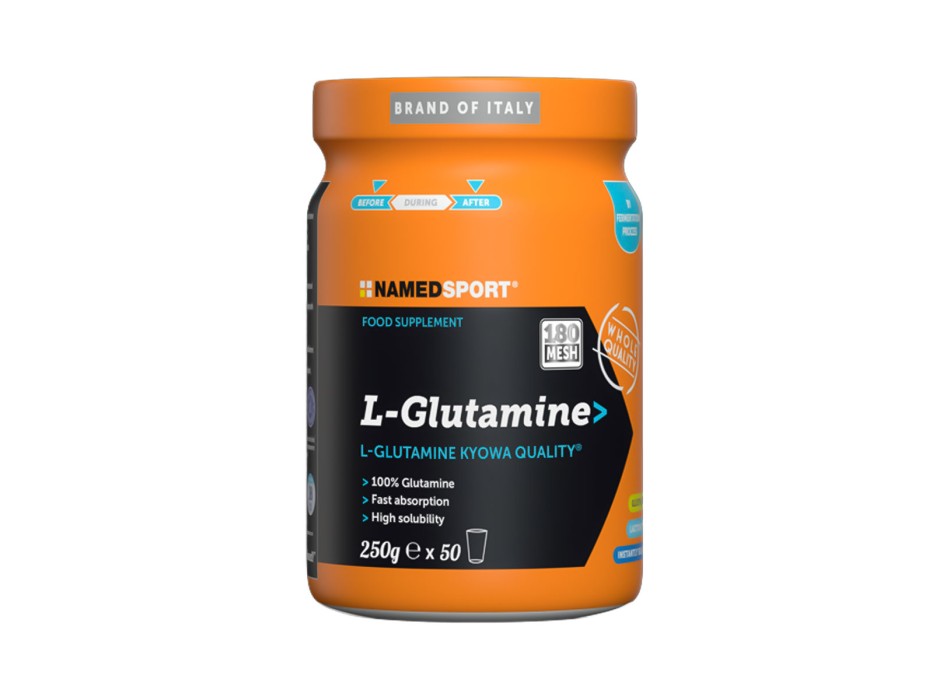 L-Glutamine NAMEDSPORT 250g Polvere Kyowa Quality Recupero Muscolare