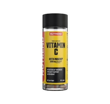 La VITAMIN C 1000 mg con Rosehips di Nutrend rappresenta l'eccellenza