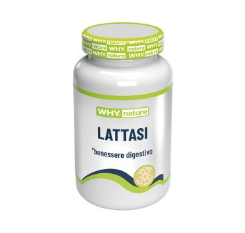 Lattasi Why Nature integratore enzima digestione lattosio 60 capsule