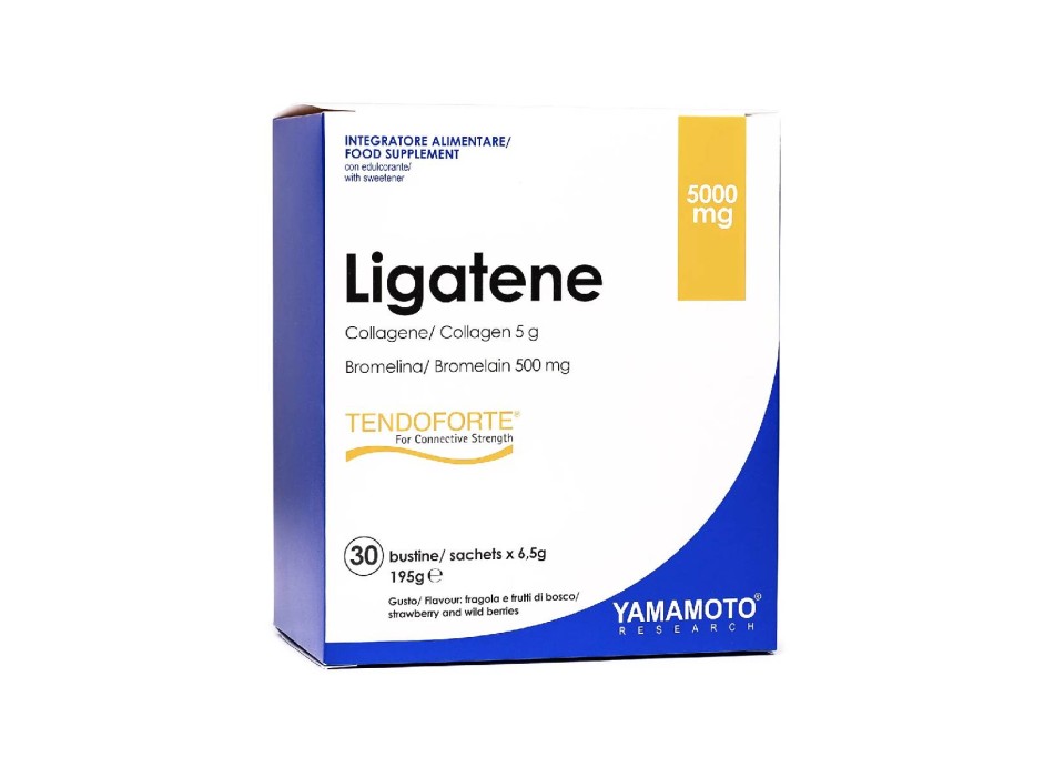 Ligatene Yamamoto tendini legamenti Collagene Tendoforte 30 bustine Fragola