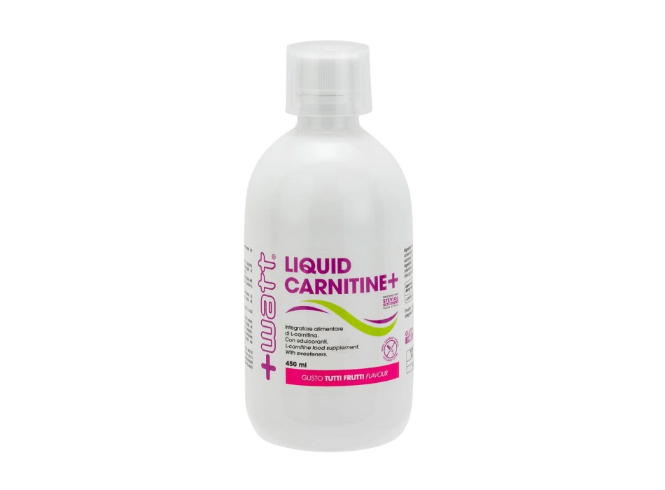 Liquid Carnitine+ 450ml +Watt carnitina liquida bruciagrassi Tutti Frutti