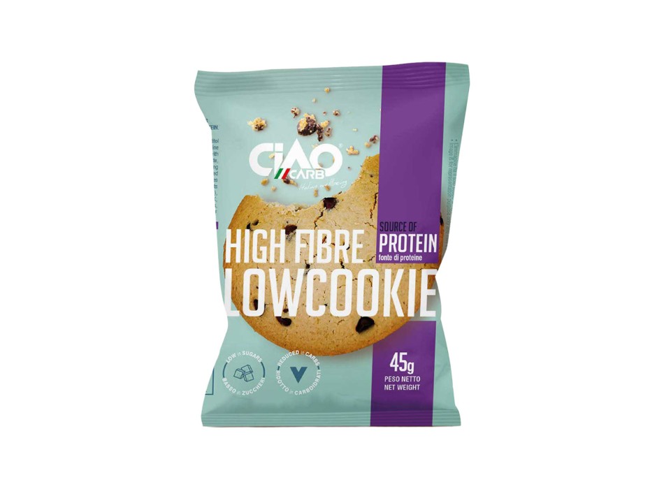 Lowcookie CiaoCarb biscotto proteico naturale low carb 45g